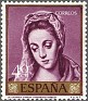 Spain 1961 El Greco 40 CTS Malva Edifil 1331